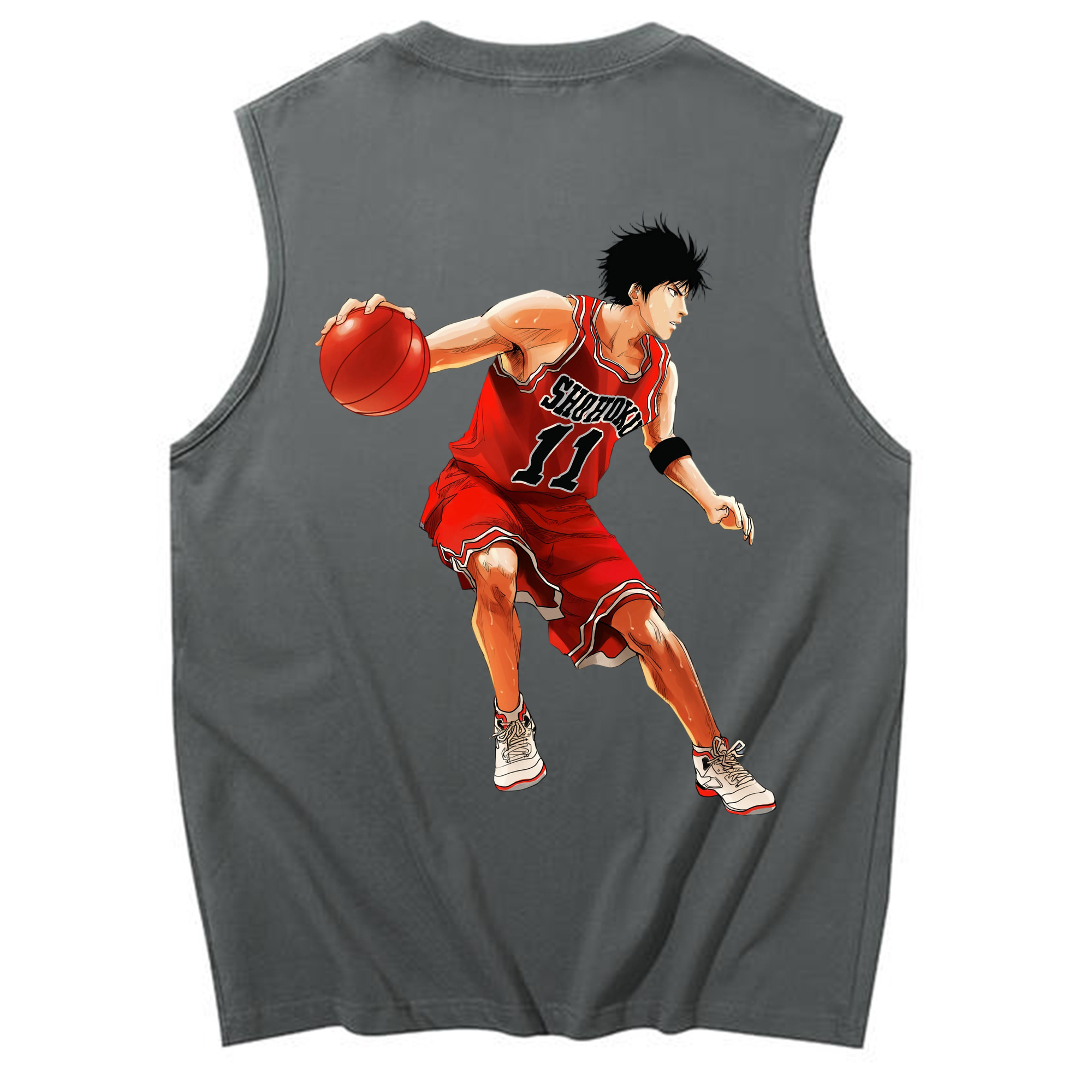 （画像用） SLAM DUNK／スラムダンク コットン100％タンクトップ（背面プリント）